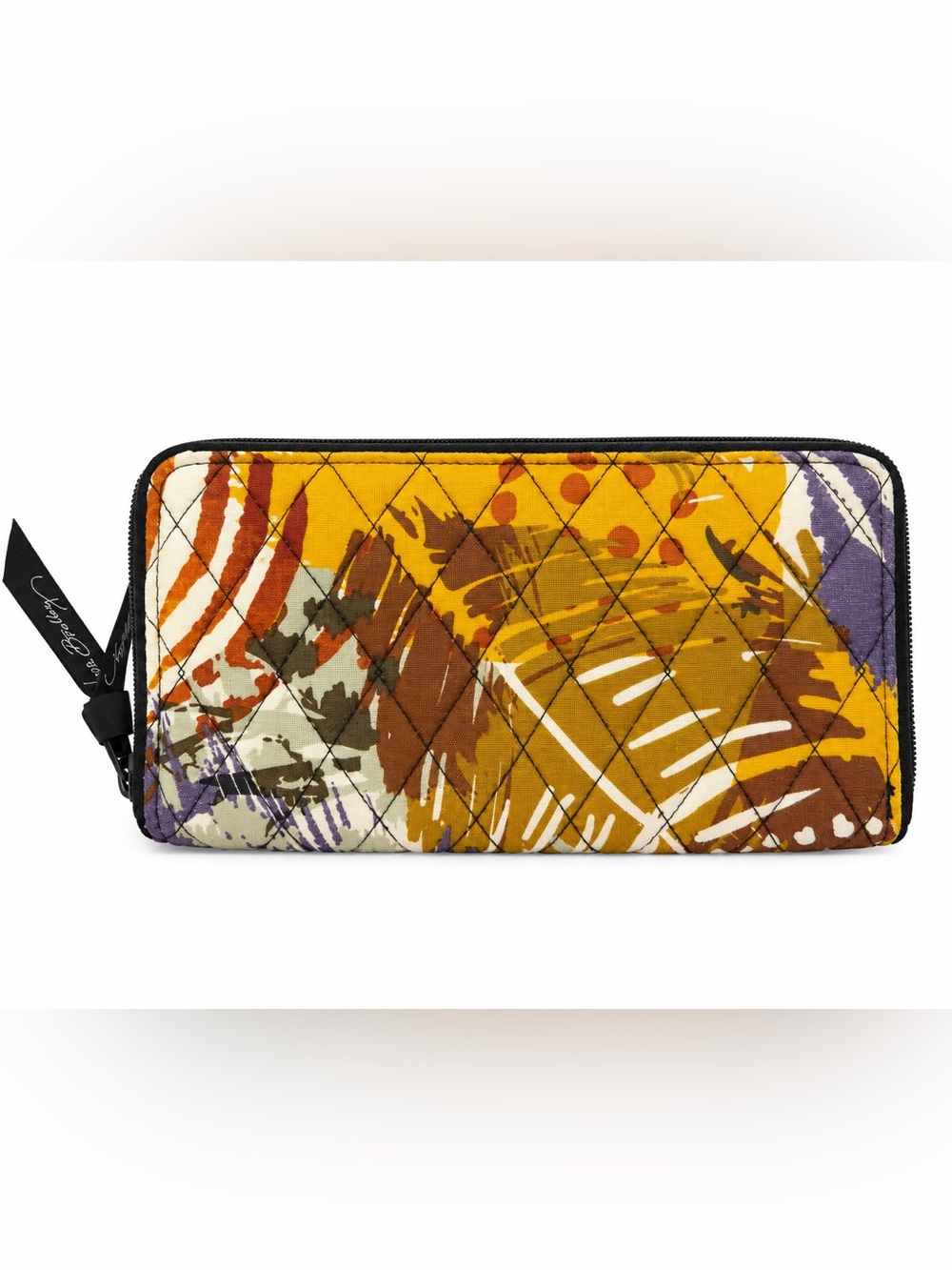 Vera Bradley Painted Feathers Accordion Wallet